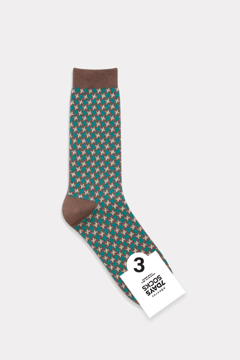 Men's Crew Shepherd Jacquard Socks