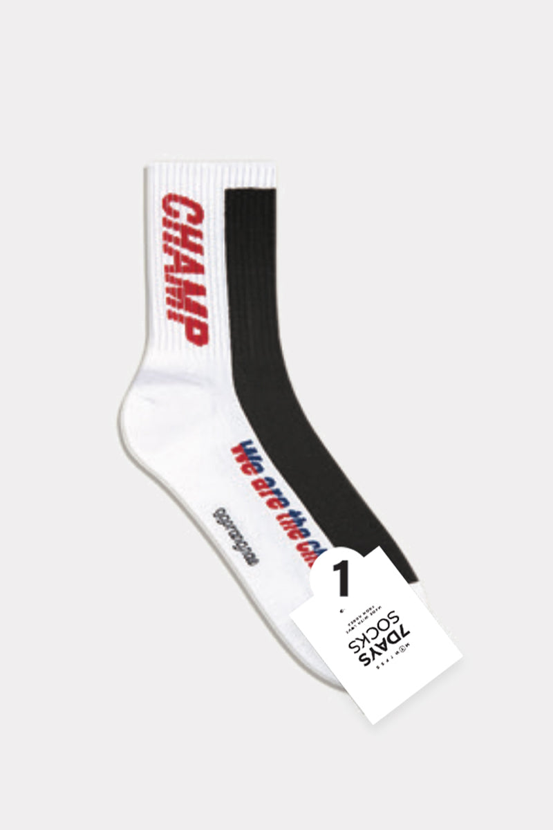 Men's Crew Champ Patch Socks
