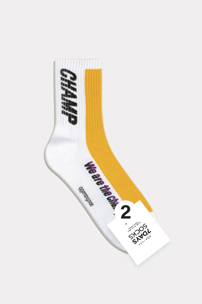 Men's Crew Champ Patch Socks