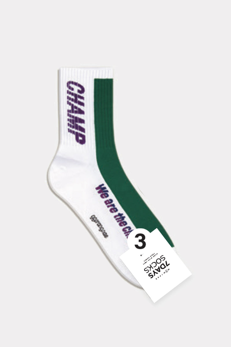 Men's Crew Champ Patch Socks