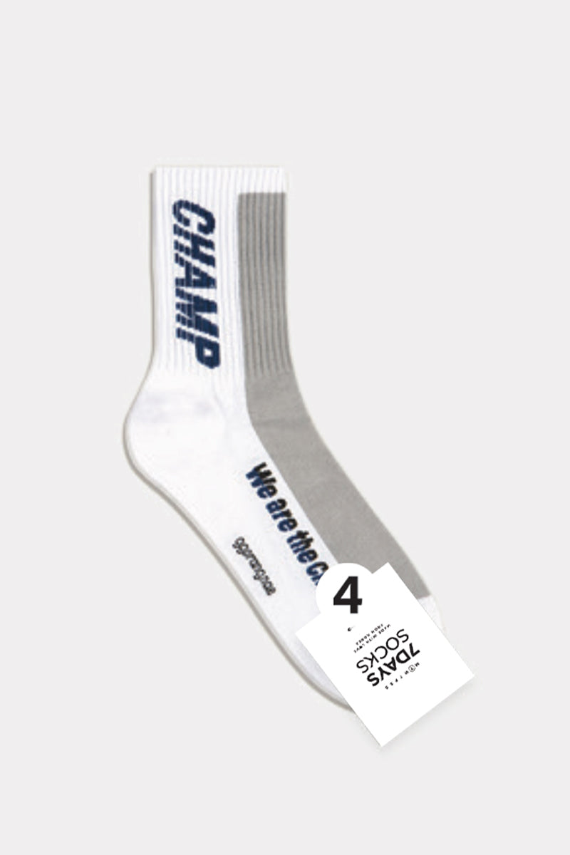 Men's Crew Champ Patch Socks