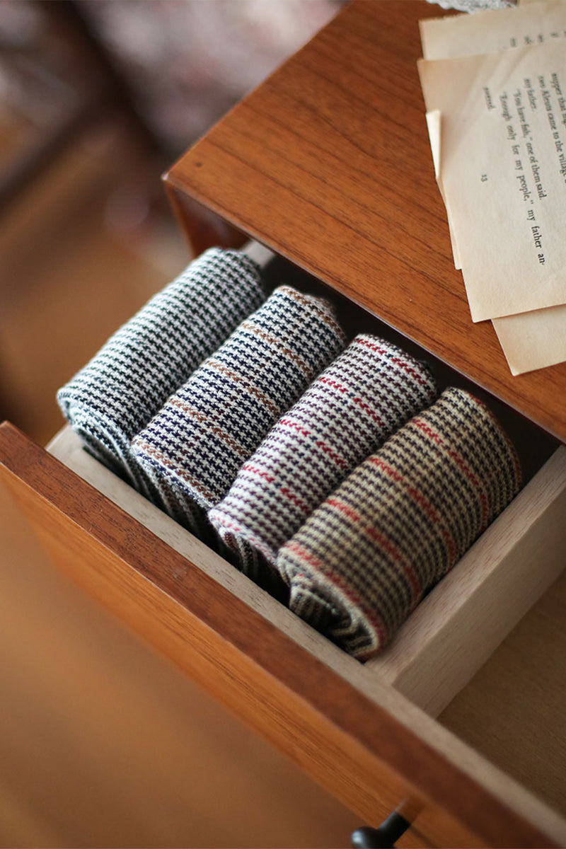 Men's Crew Houndtooth Socks