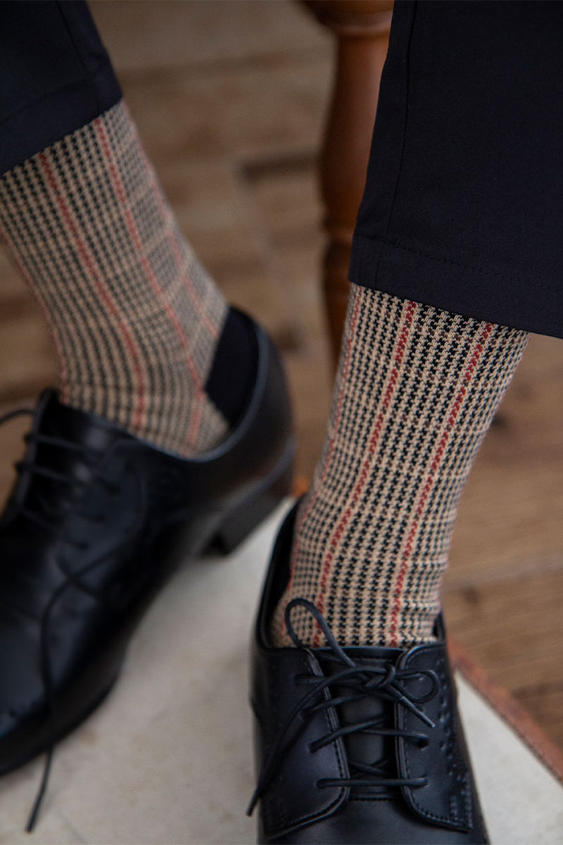 Men's Crew Houndtooth Socks