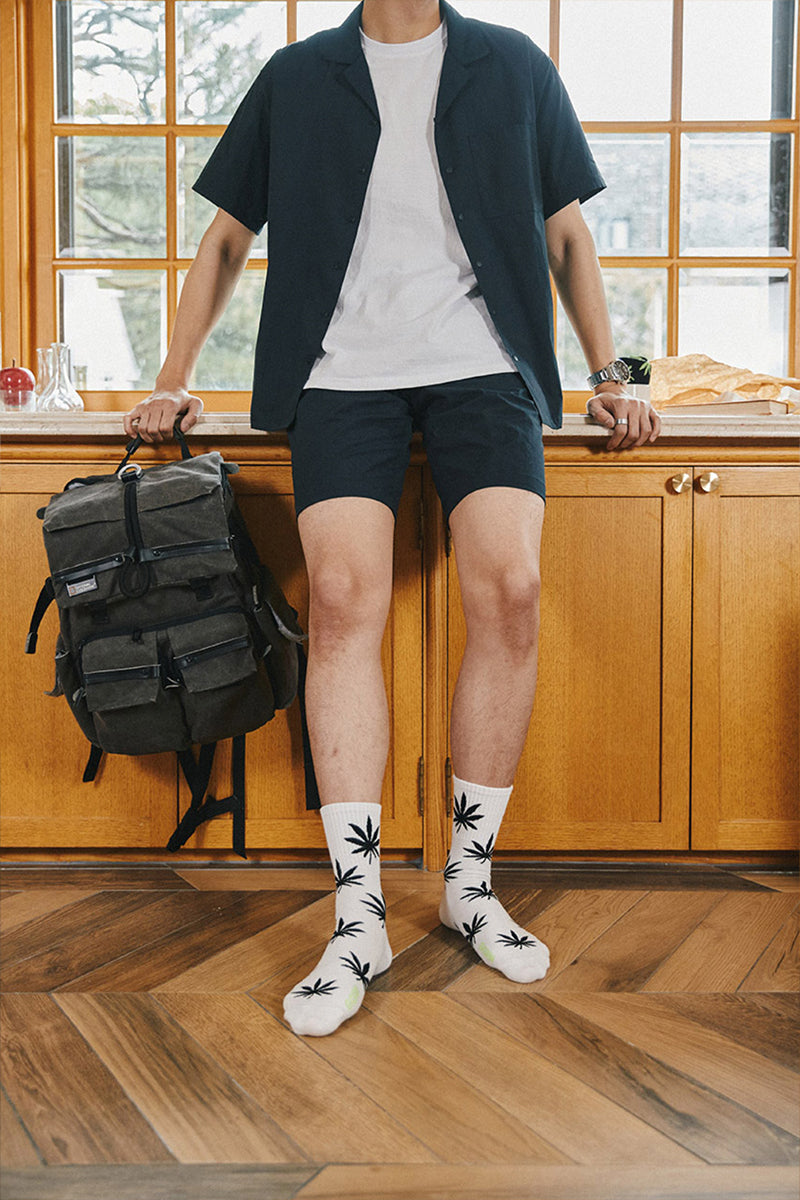Men's Crew Hemp Long Board Socks