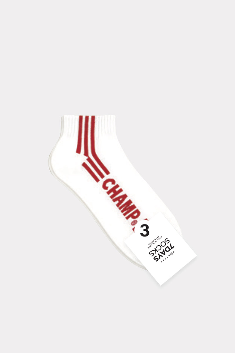 Men's Ankle Three Line Champ Socks