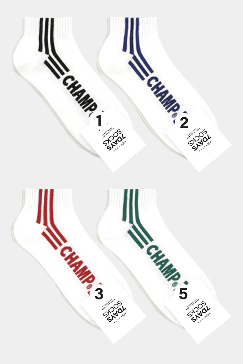Men's Ankle Three Line Champ Socks