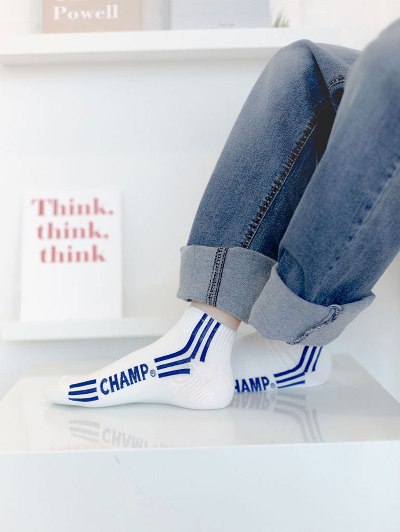 Men's Ankle Three Line Champ Socks