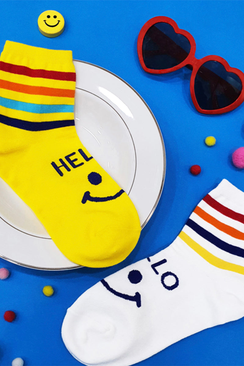 Women's Crew Vivid Rainbow Socks