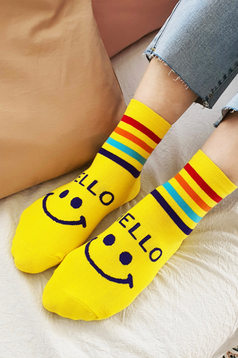 Women's Crew Vivid Rainbow Socks