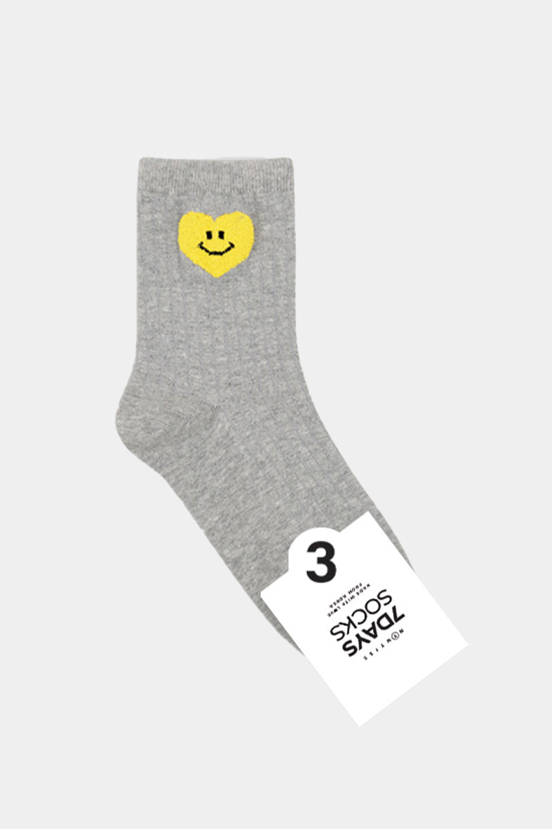 Women's Crew Heart Point Socks