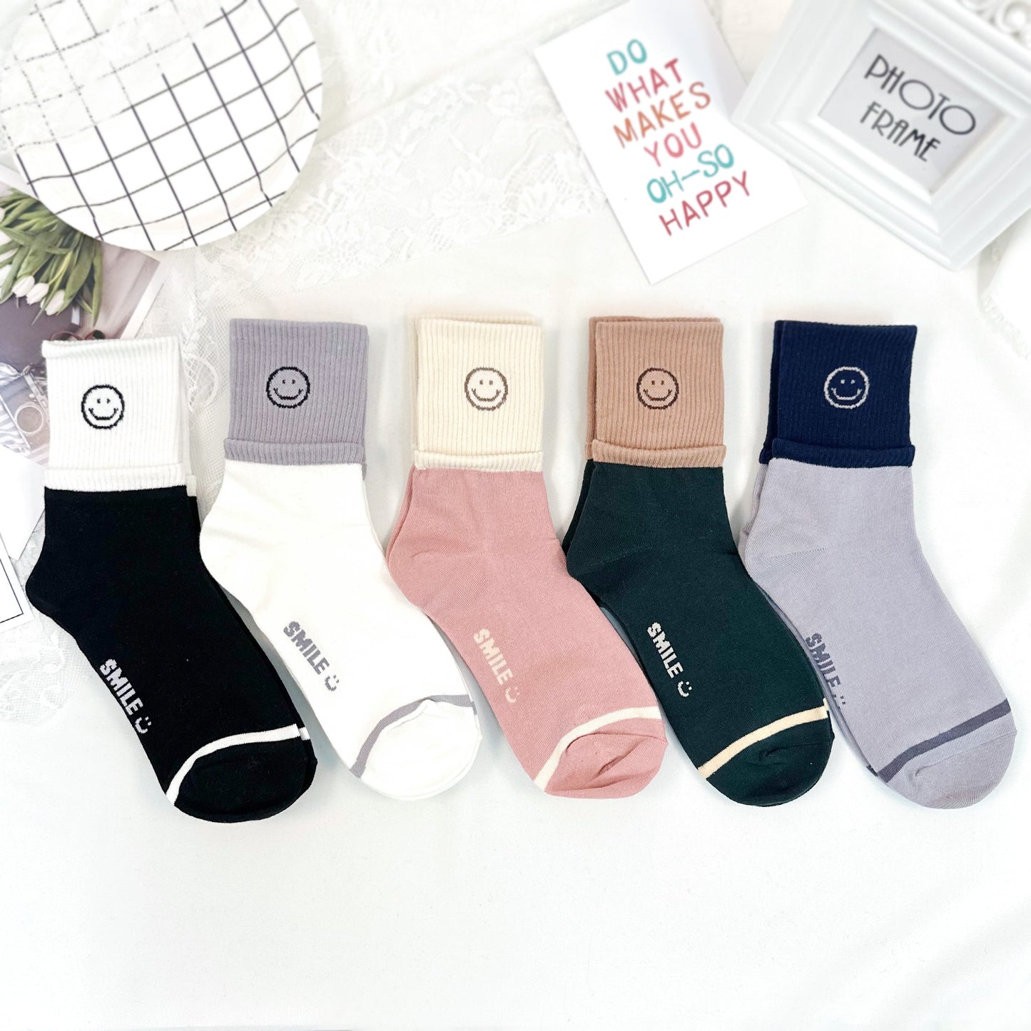 Women's Crew Daily Smile Socks