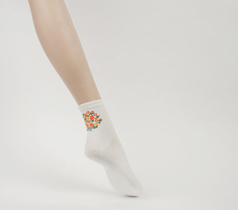 Women's Crew Happy Floral Socks