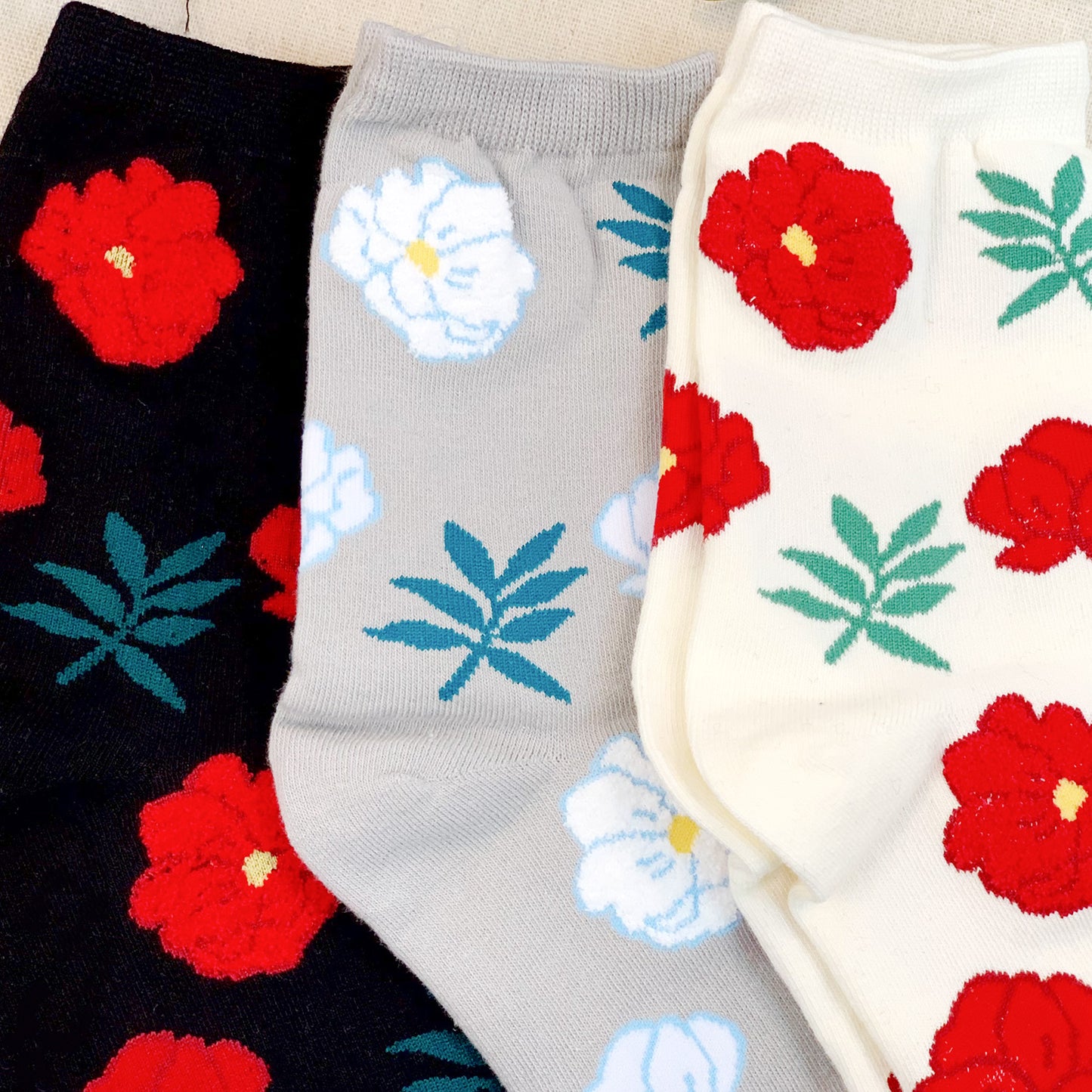 Women's Crew Romantic Garden Socks