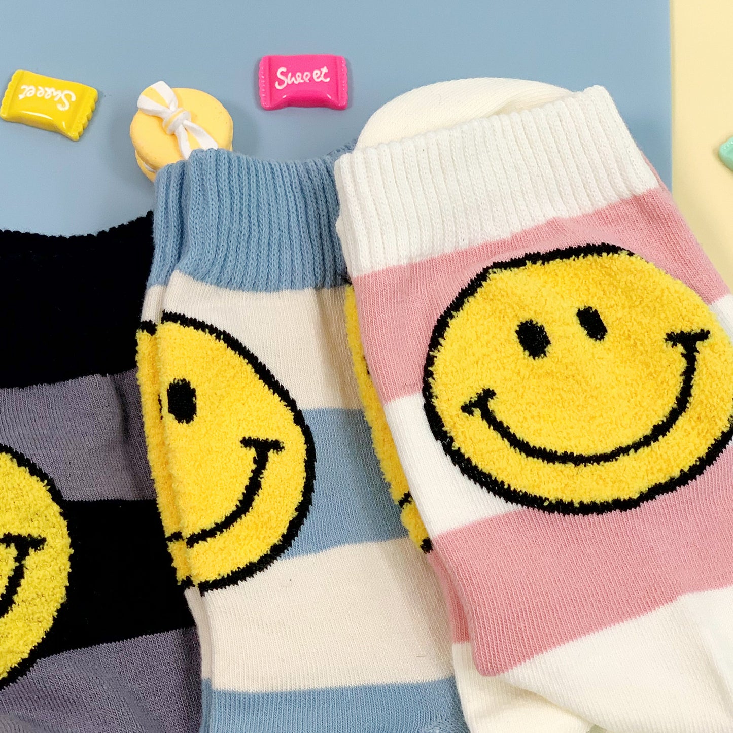 Women's Crew Coloring Smile Socks