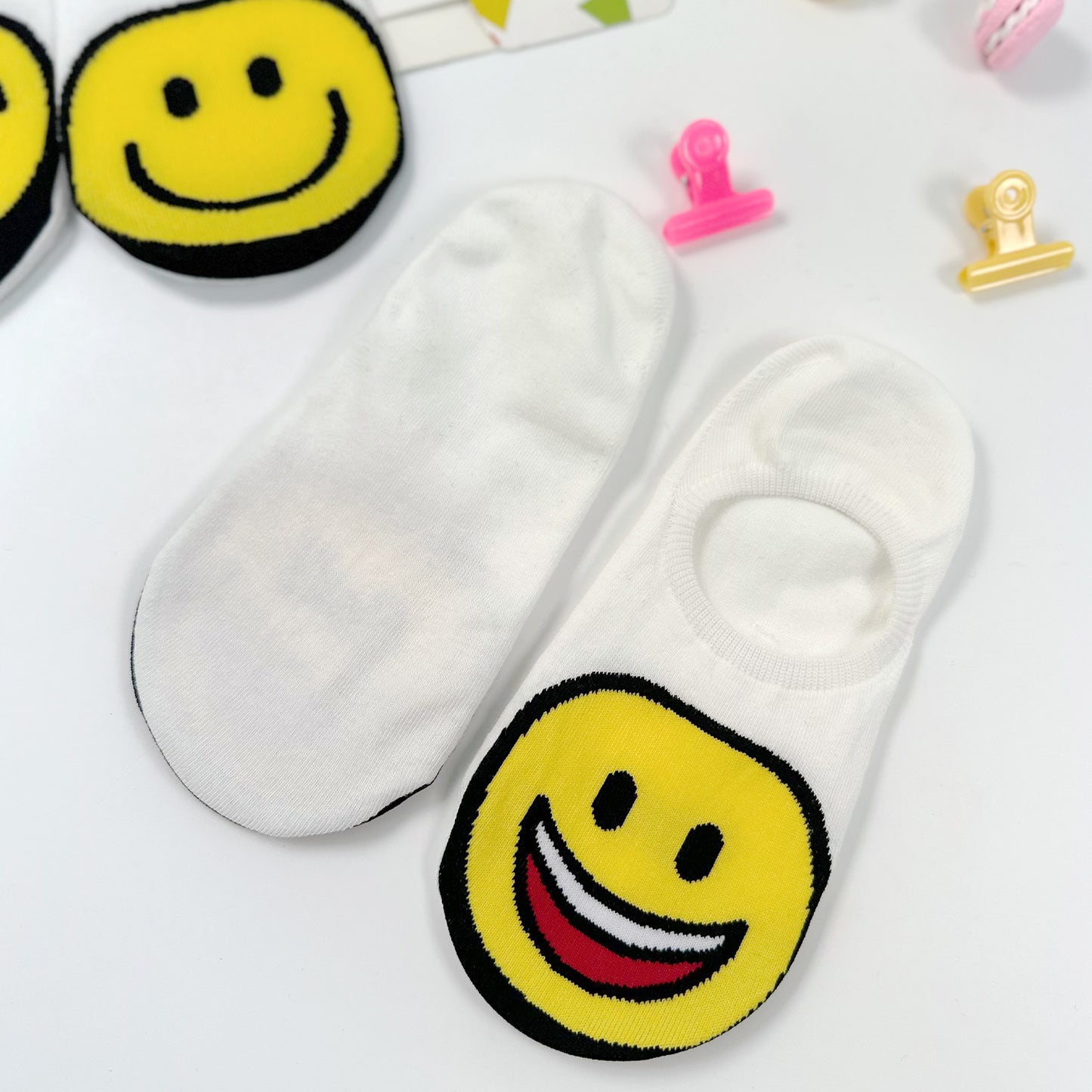 Women's No Show Big Smile Socks