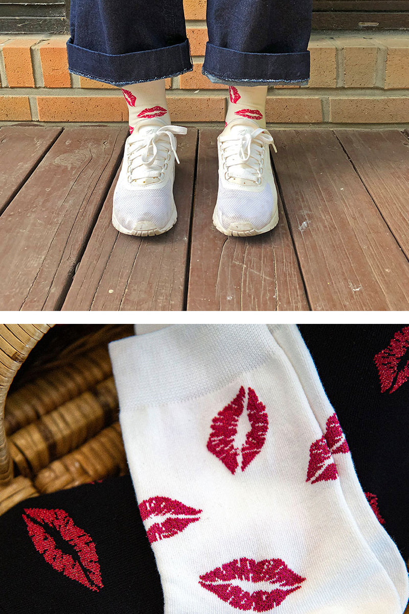 Women's Crew Kiss Socks