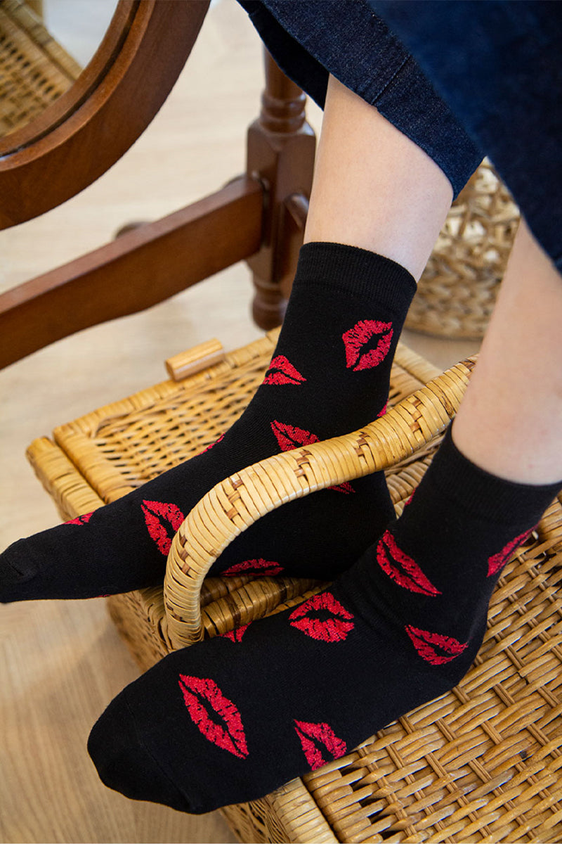 Women's Crew Kiss Socks