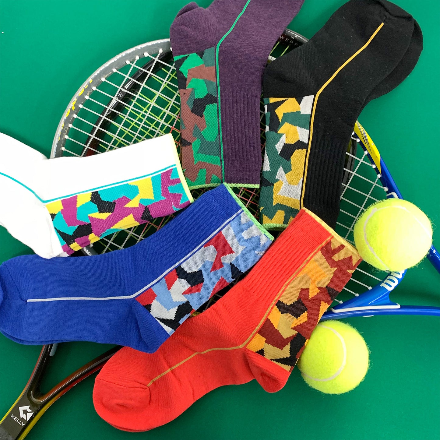 Women's Crew Camo Military Line Socks