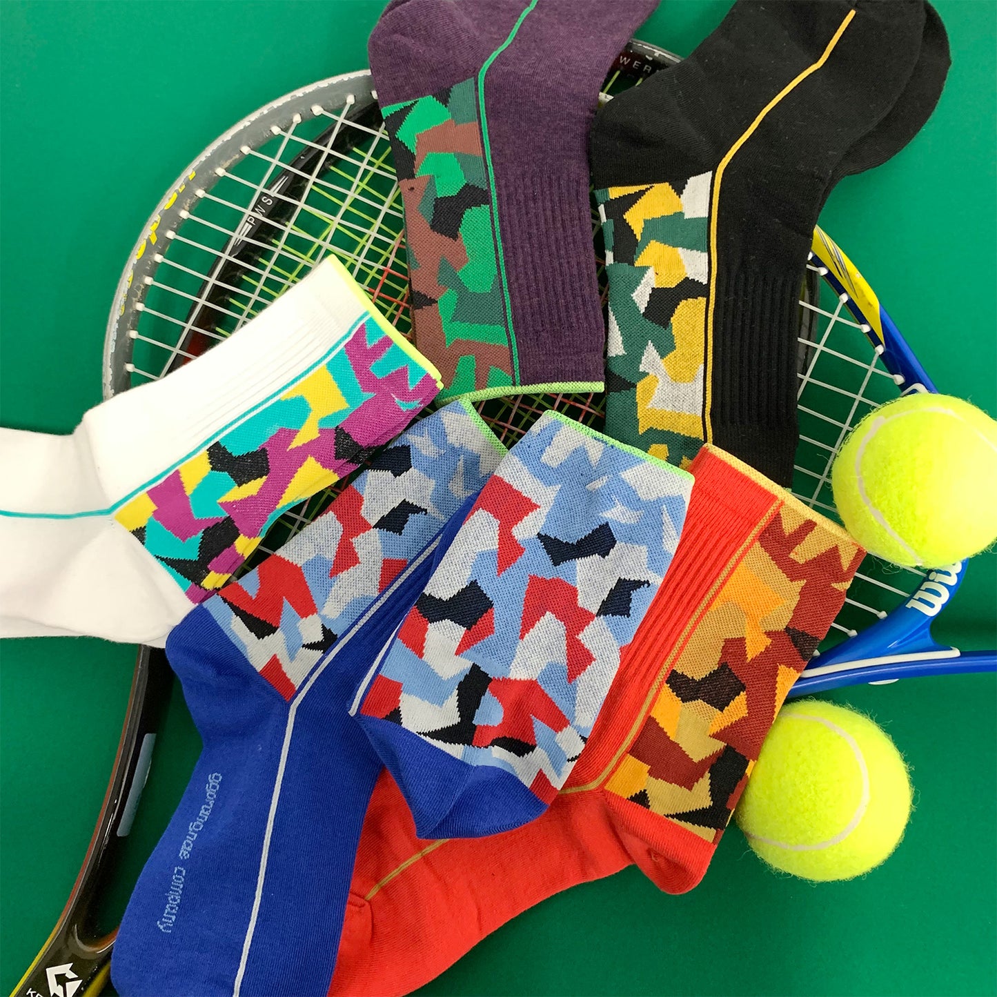 Women's Crew Camo Military Line Socks