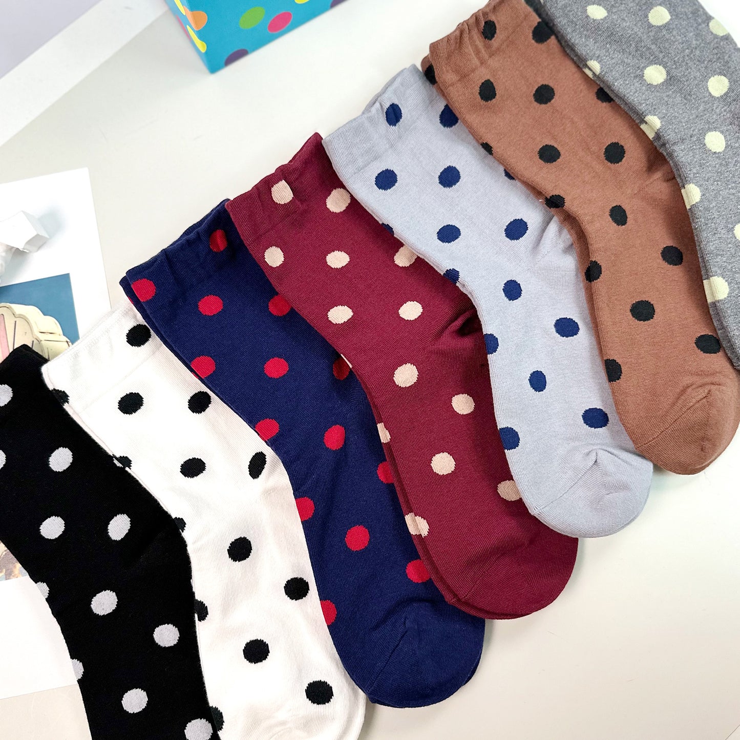 Women's Crew Special Dot Socks