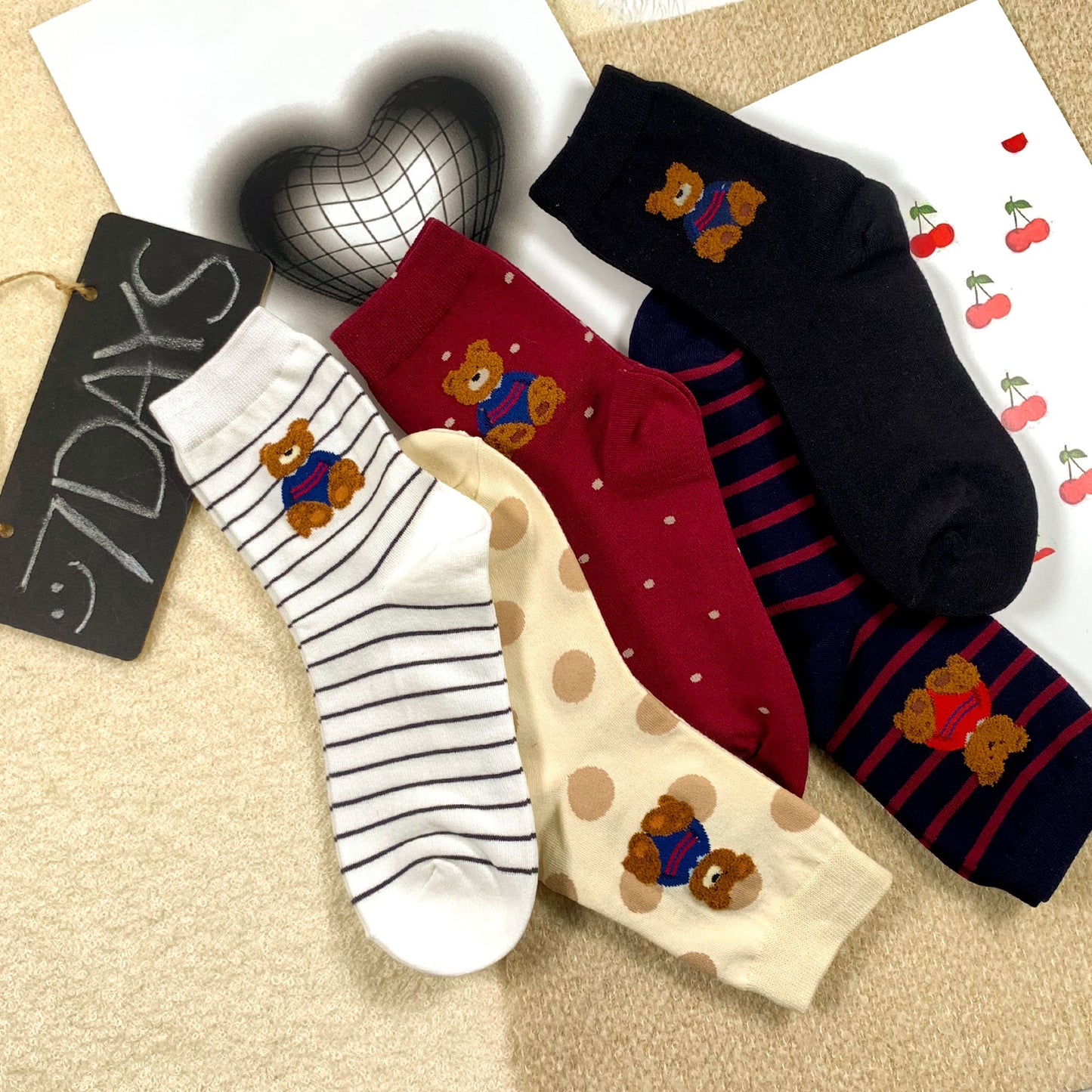 Women's Crew Classic Bear Socks