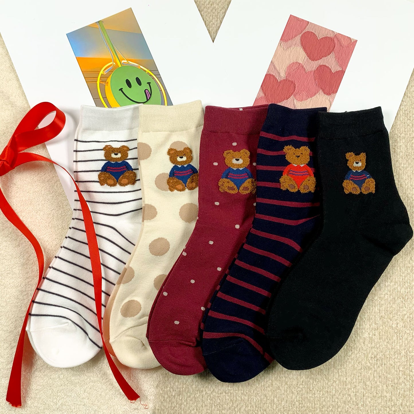 Women's Crew Classic Bear Socks