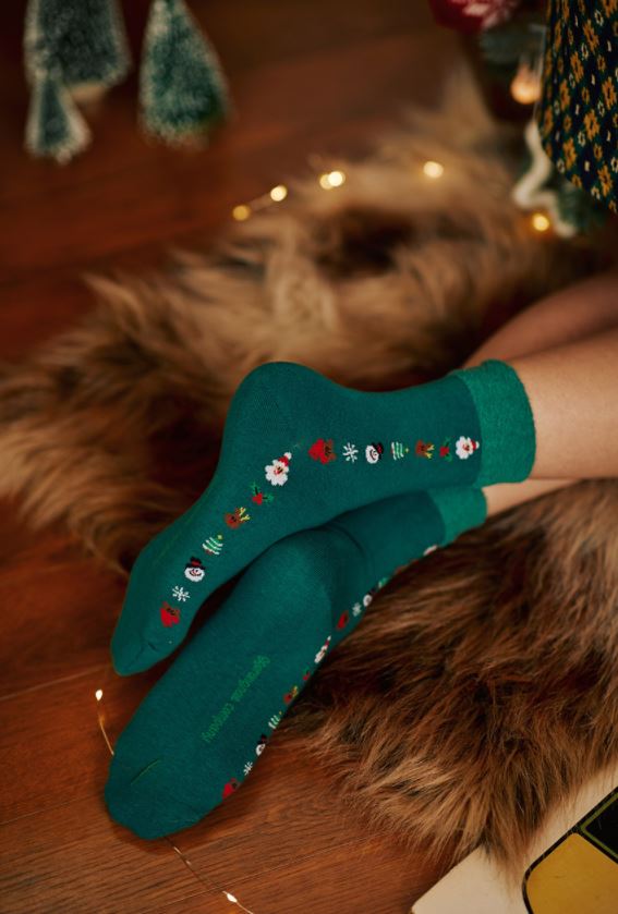Women's Crew Christmas Deco Socks