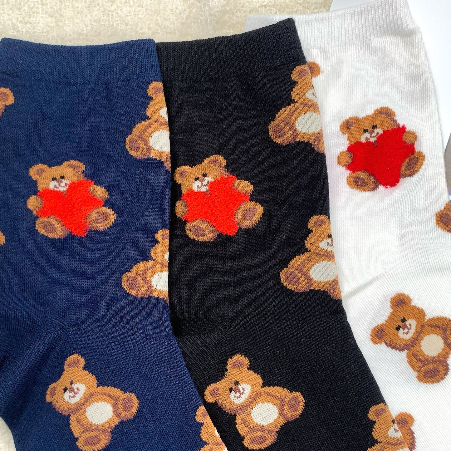Women's Crew Bear Party Socks