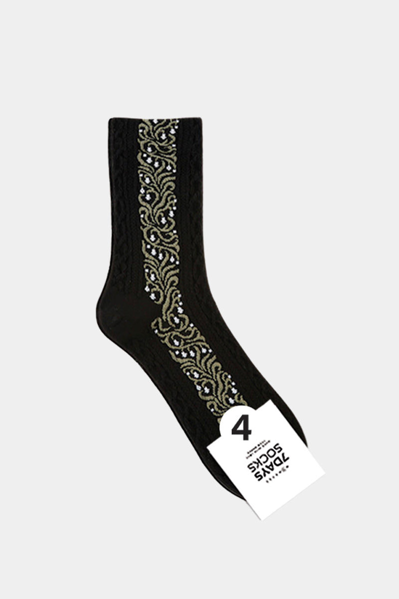 Women's Crew Earnest Flower Socks