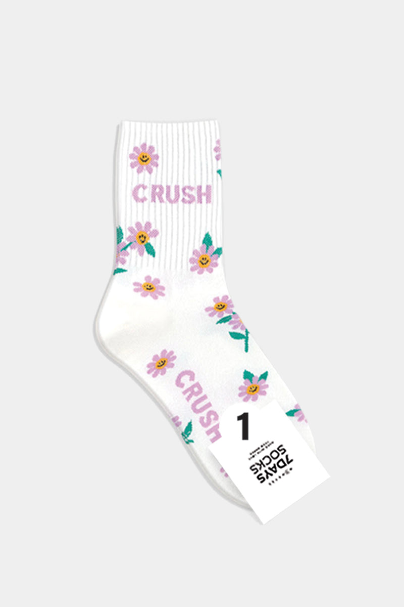 Women's Crew Crush Daisy Socks