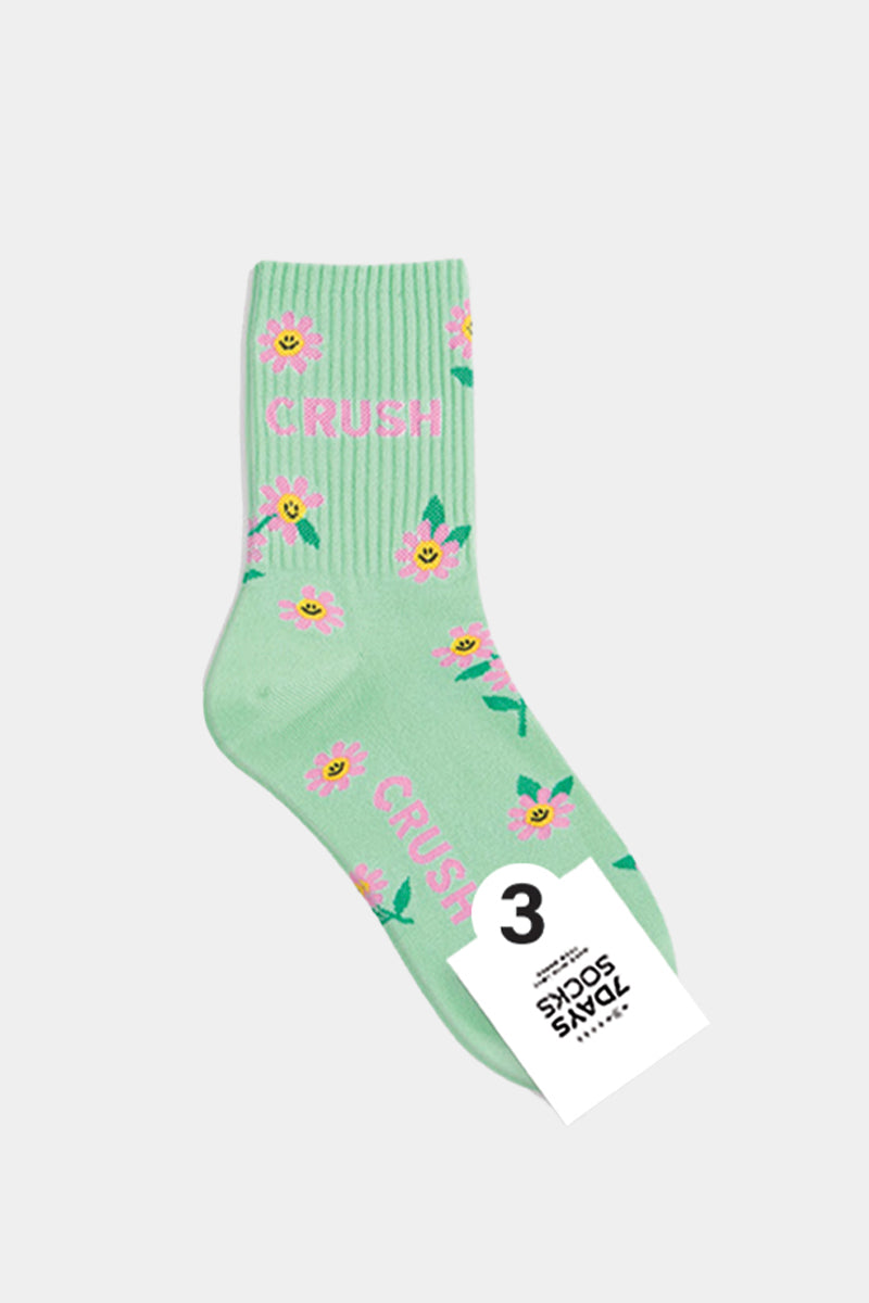 Women's Crew Crush Daisy Socks