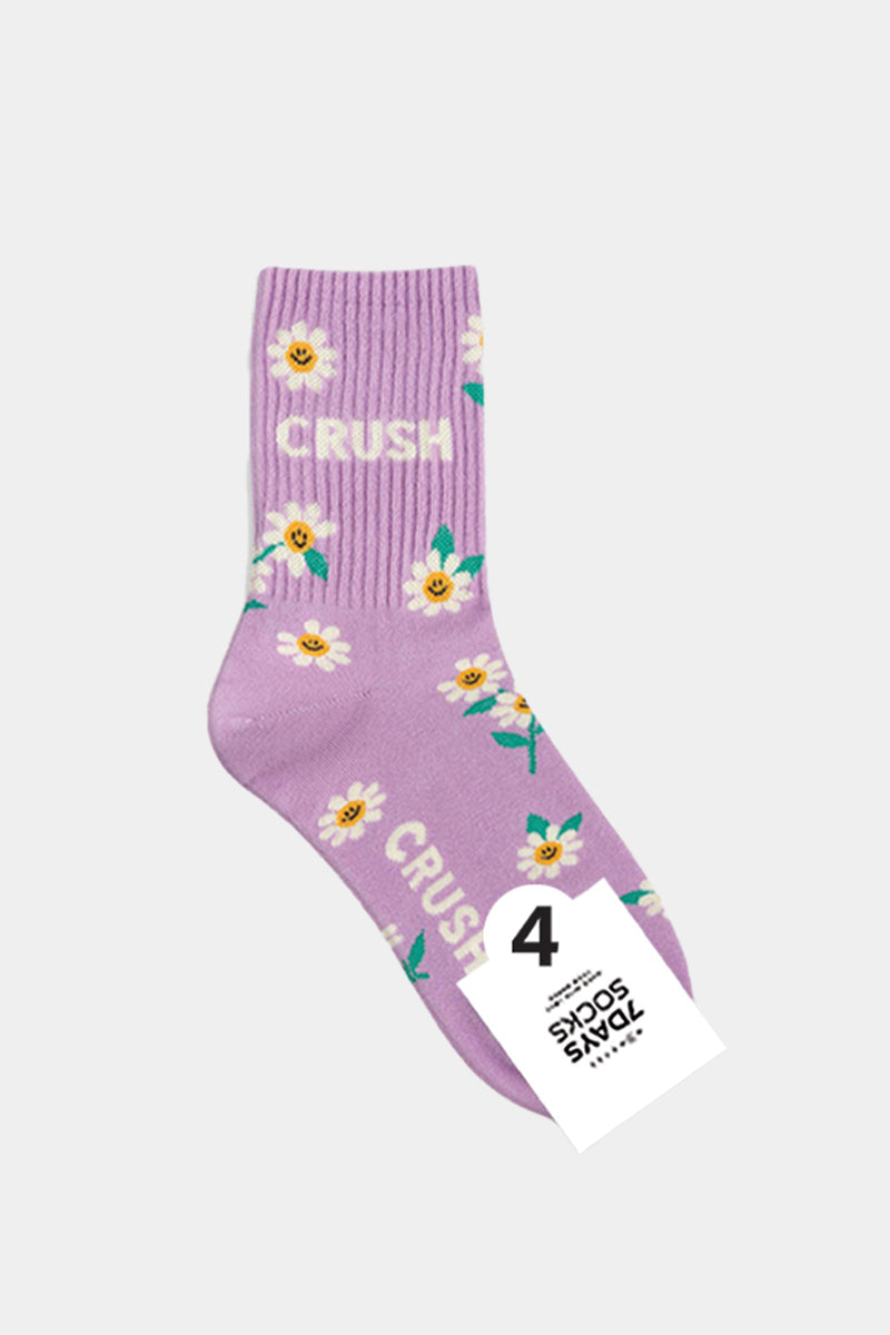 Women's Crew Crush Daisy Socks
