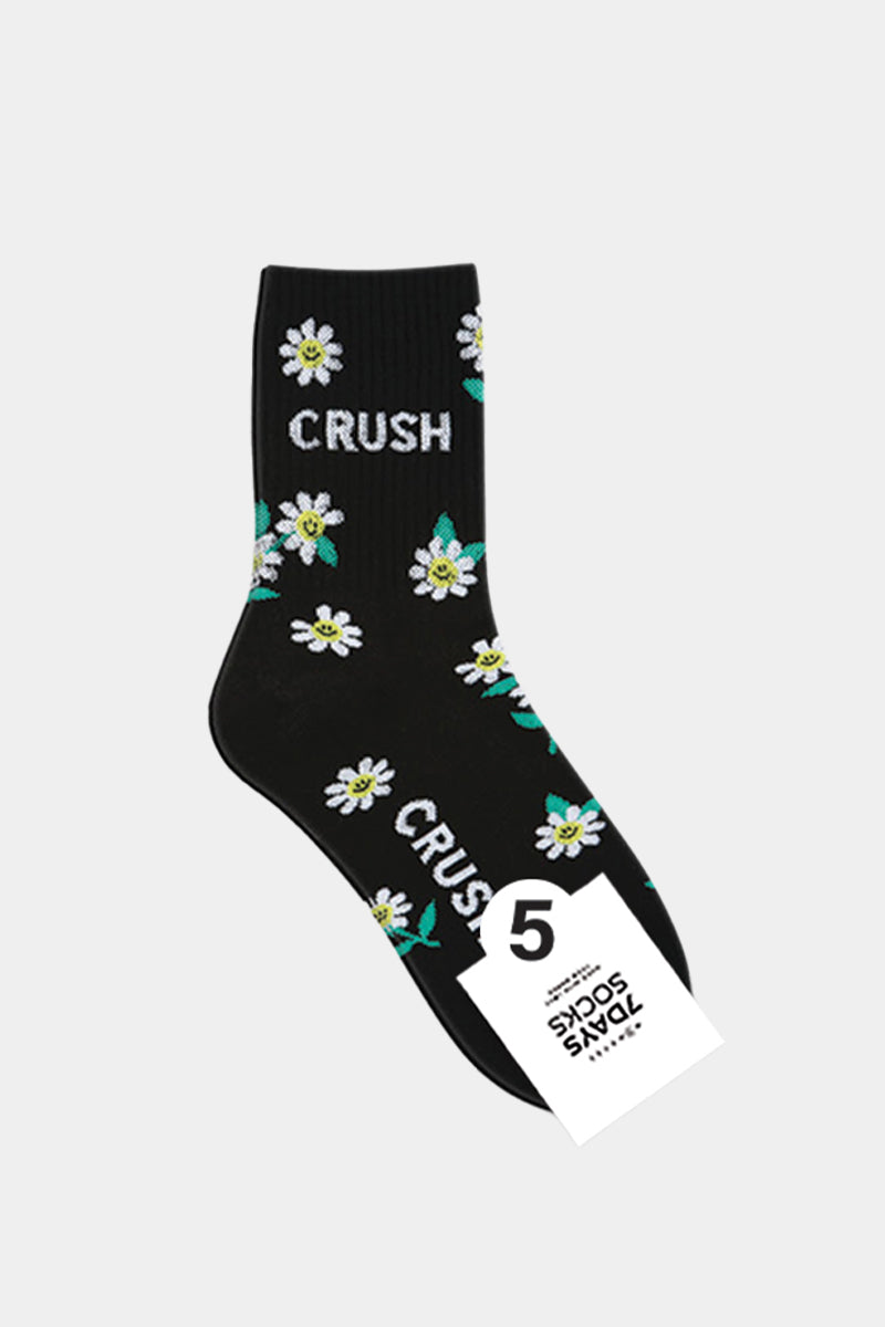 Women's Crew Crush Daisy Socks