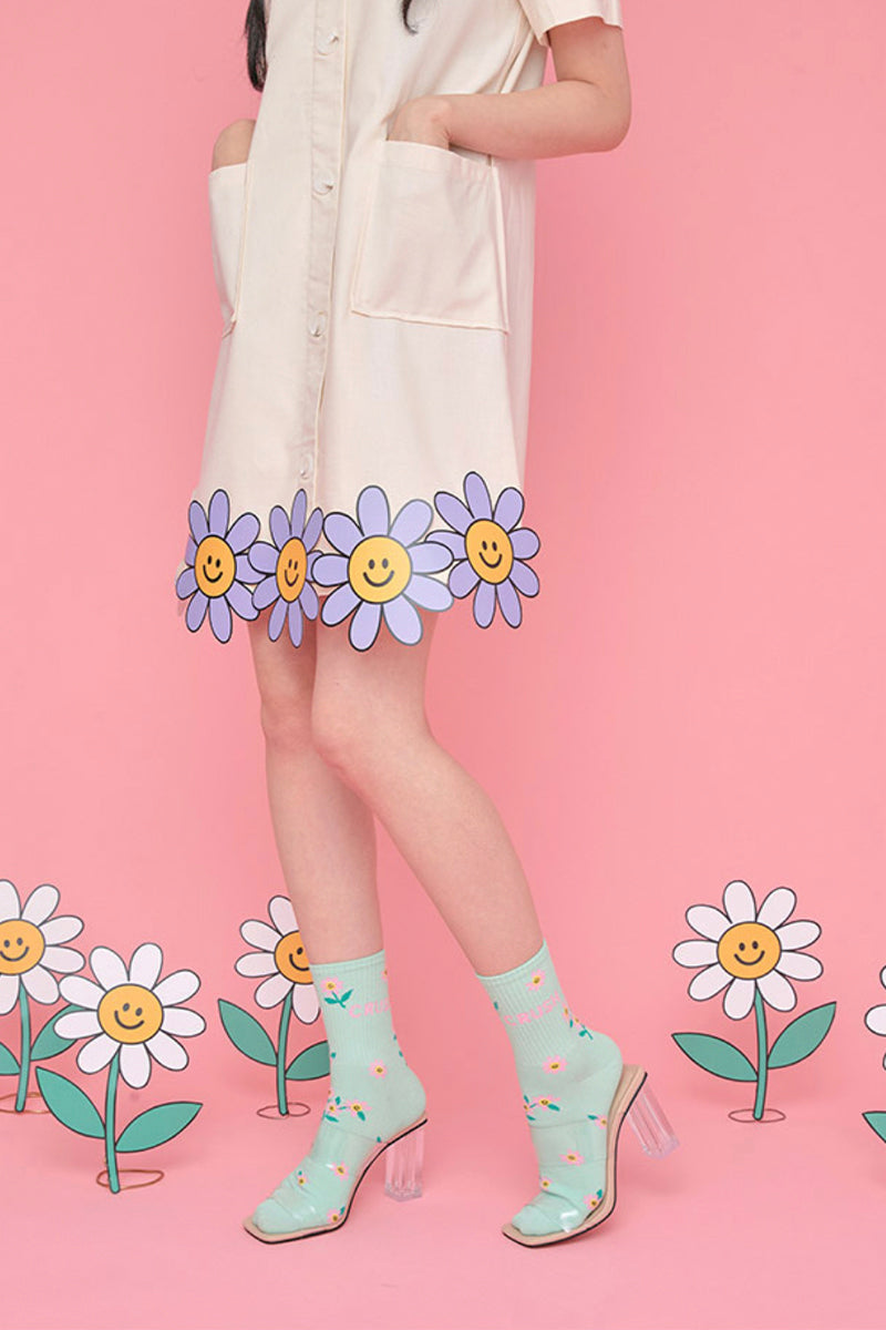 Women's Crew Crush Daisy Socks