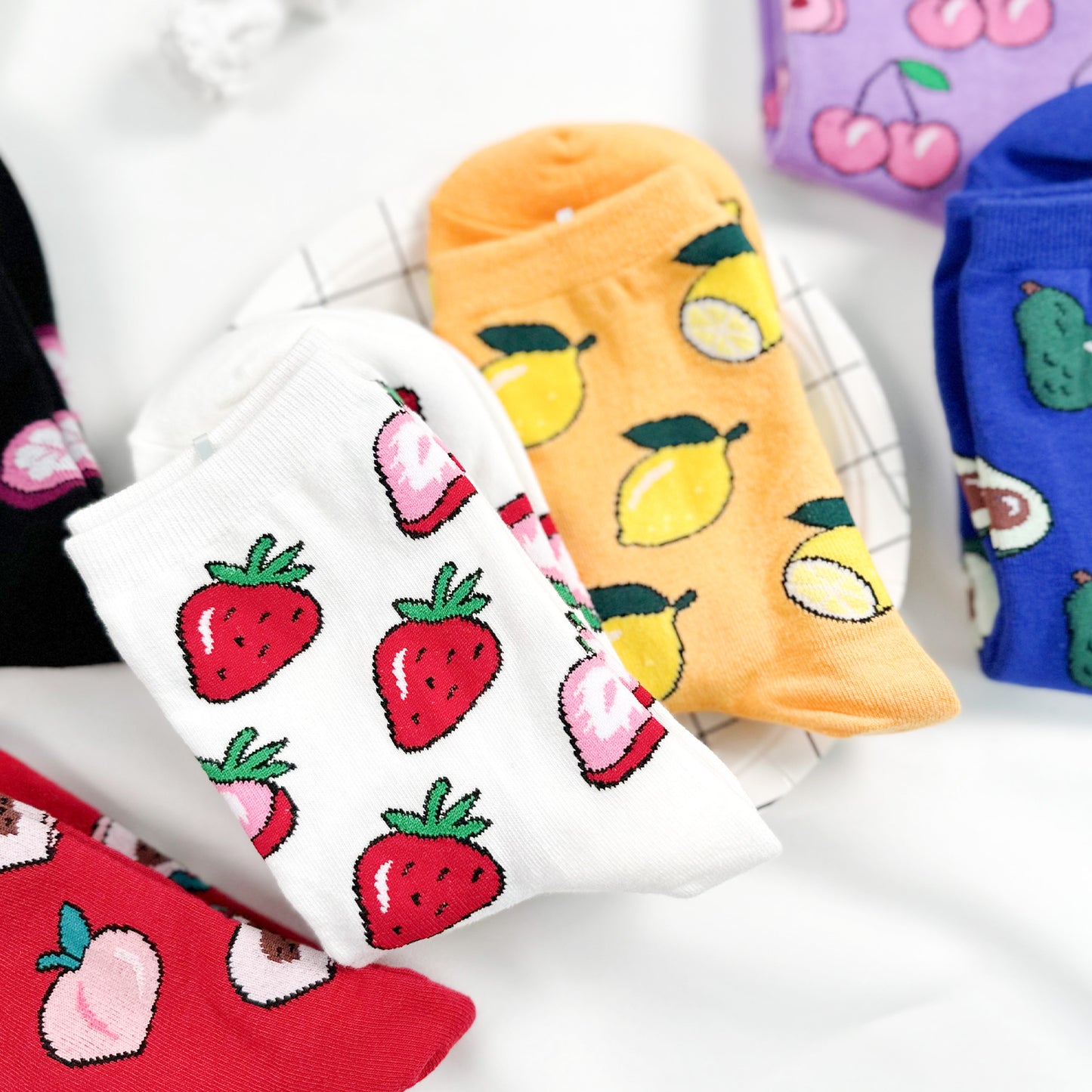 Women's Crew Fruit Decole Socks