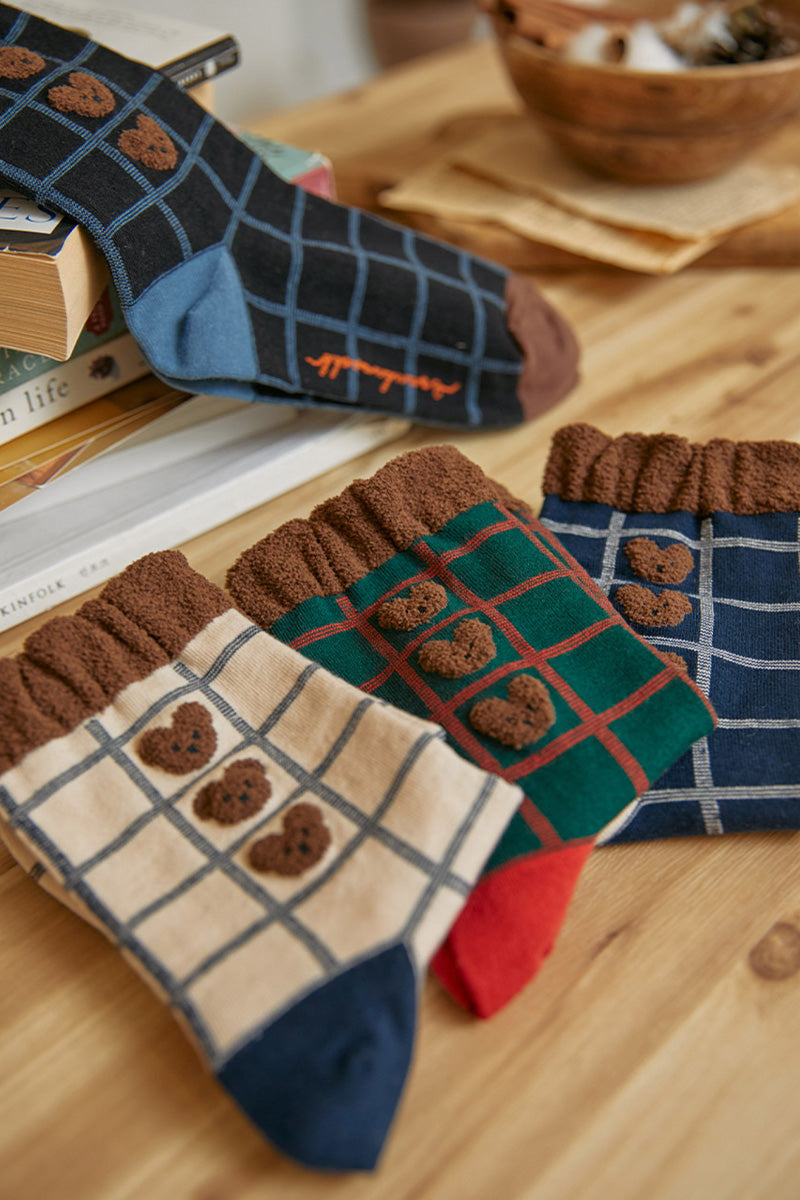 Women's Crew Winter Line Bear Socks