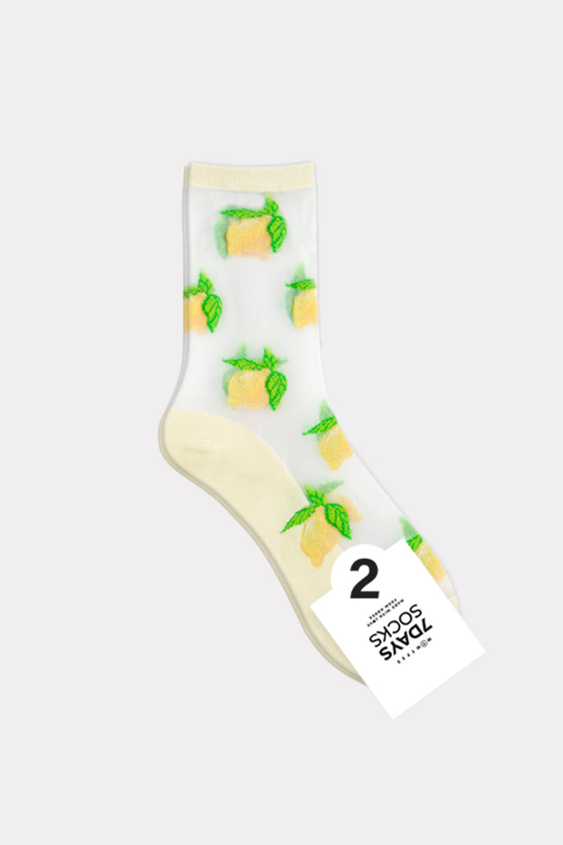 Women's Crew See-Through Hi Juicy Socks