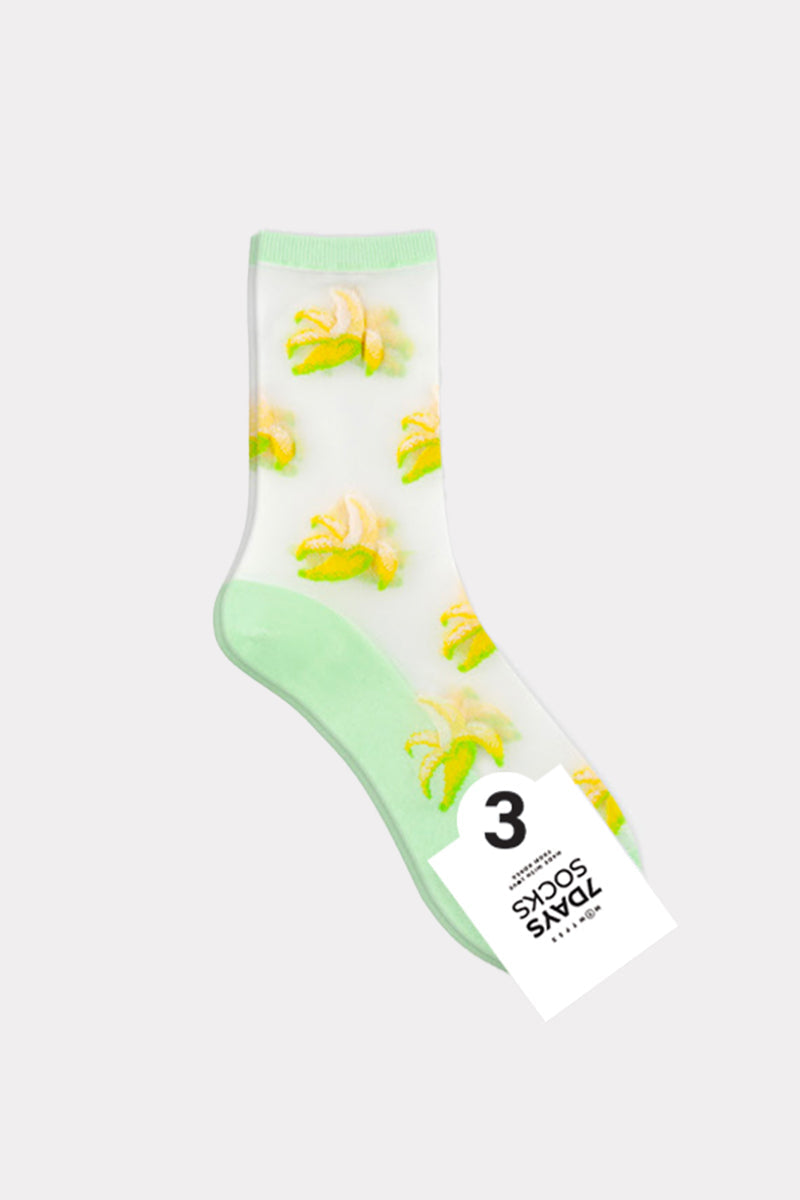 Women's Crew See-Through Hi Juicy Socks