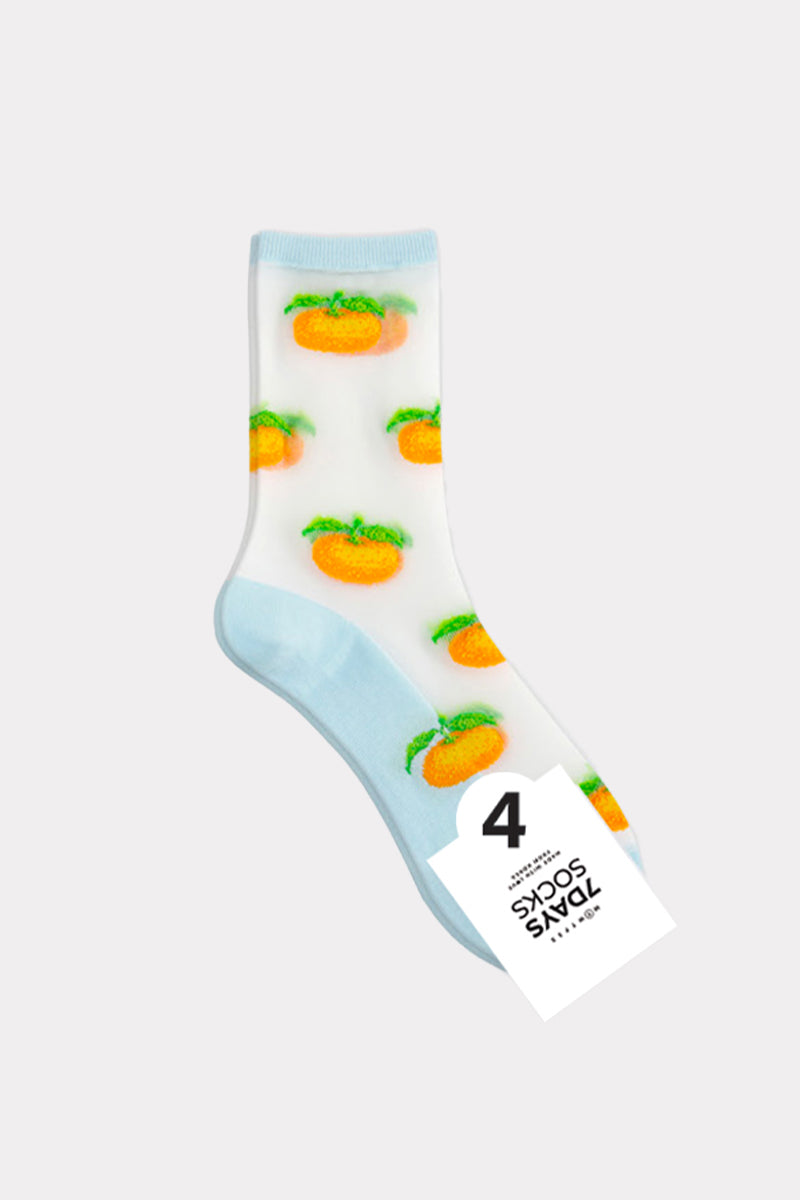 Women's Crew See-Through Hi Juicy Socks