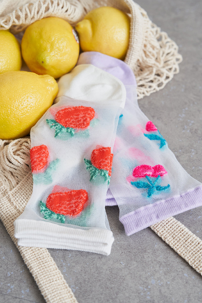 Women's Crew See-Through Hi Juicy Socks