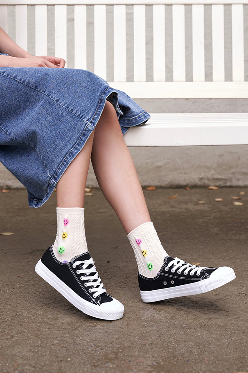 Women's Crew Smile Twist Socks