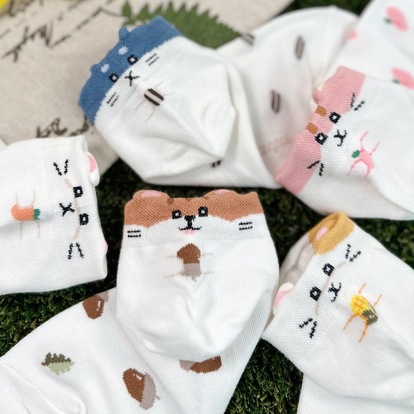 Women's Ankle Yum-Yum Hamster Socks