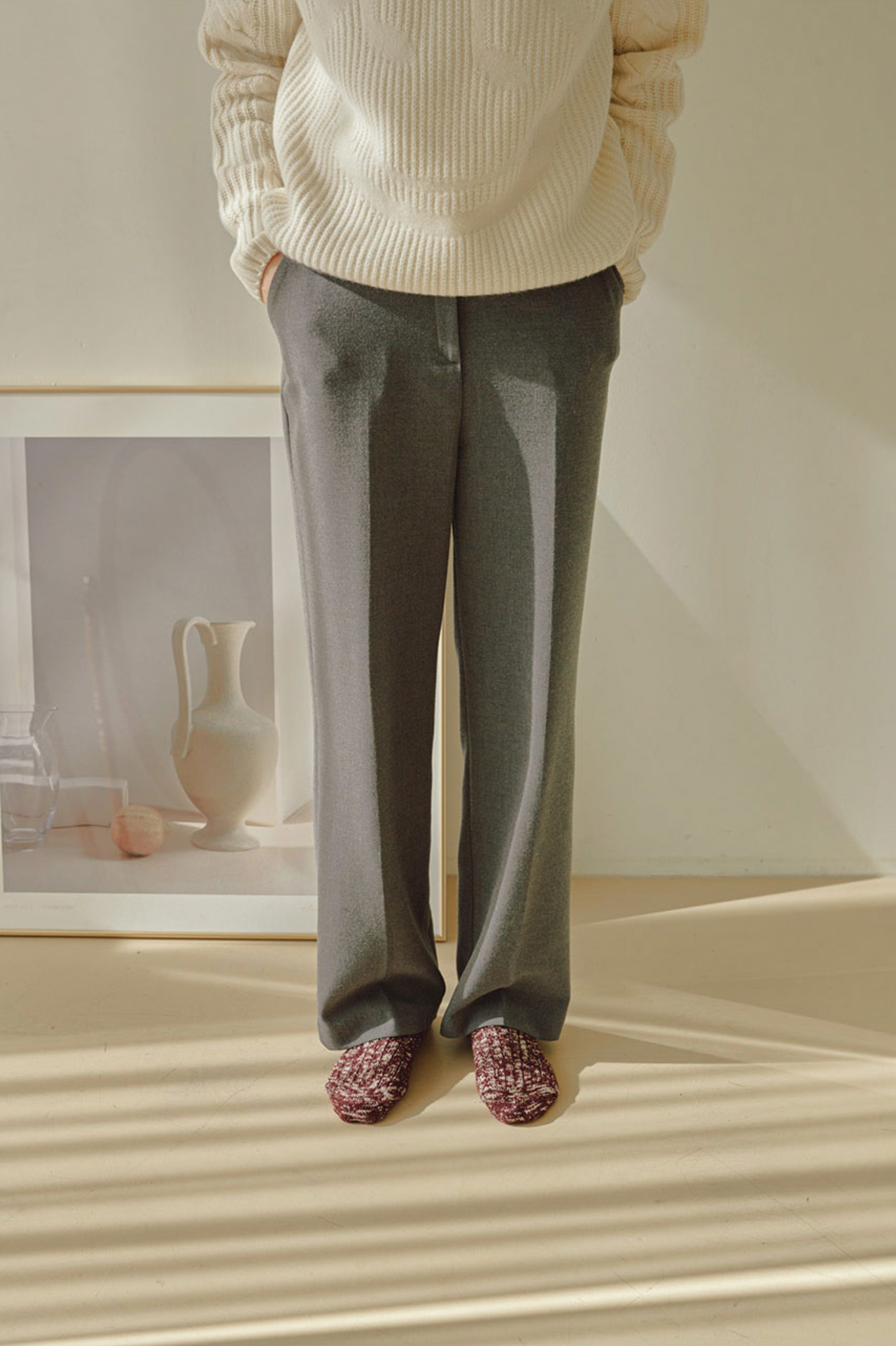 Women's Crew Winter Wool Slub Socks
