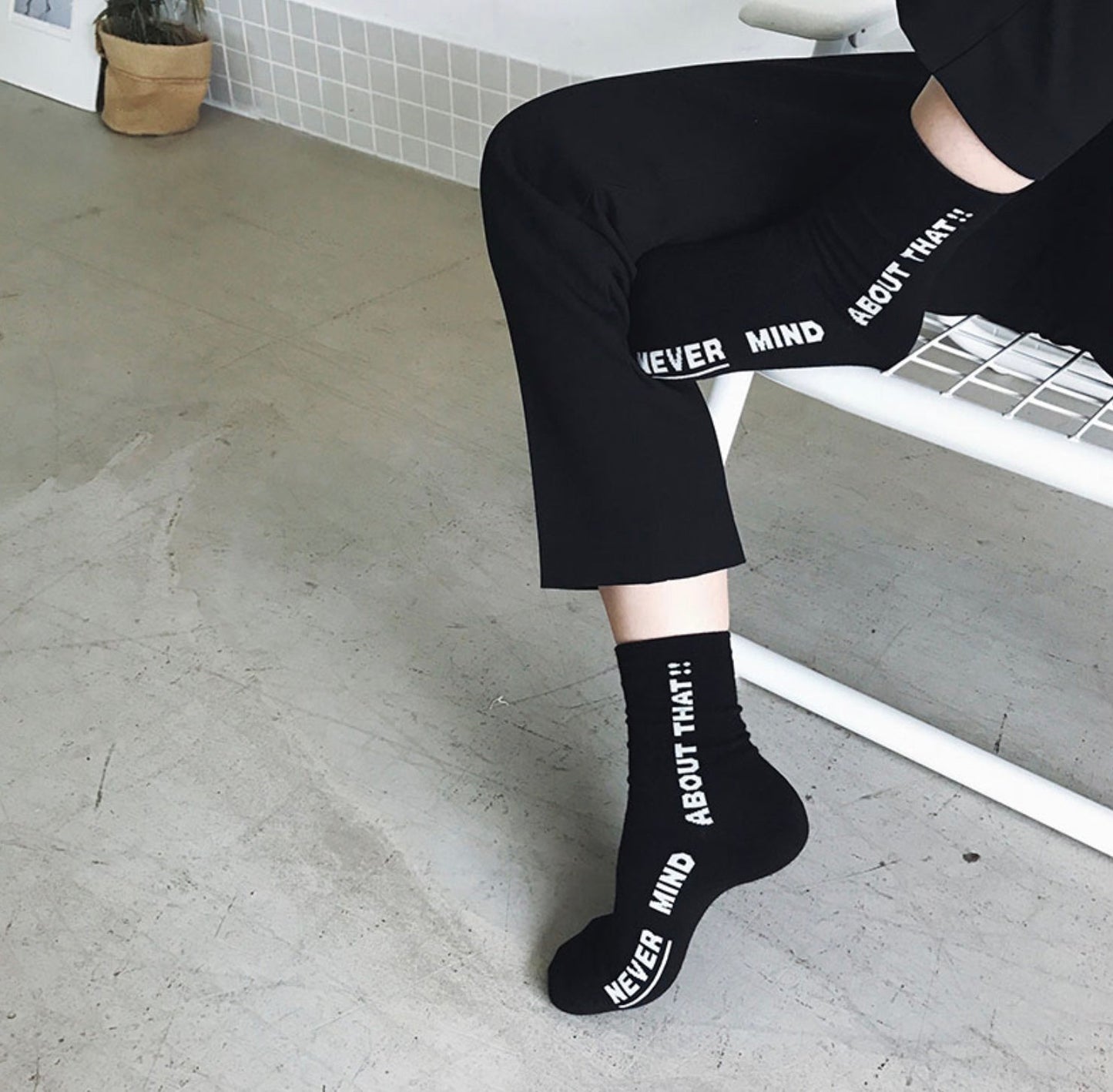 Women's Crew Never Mind Socks