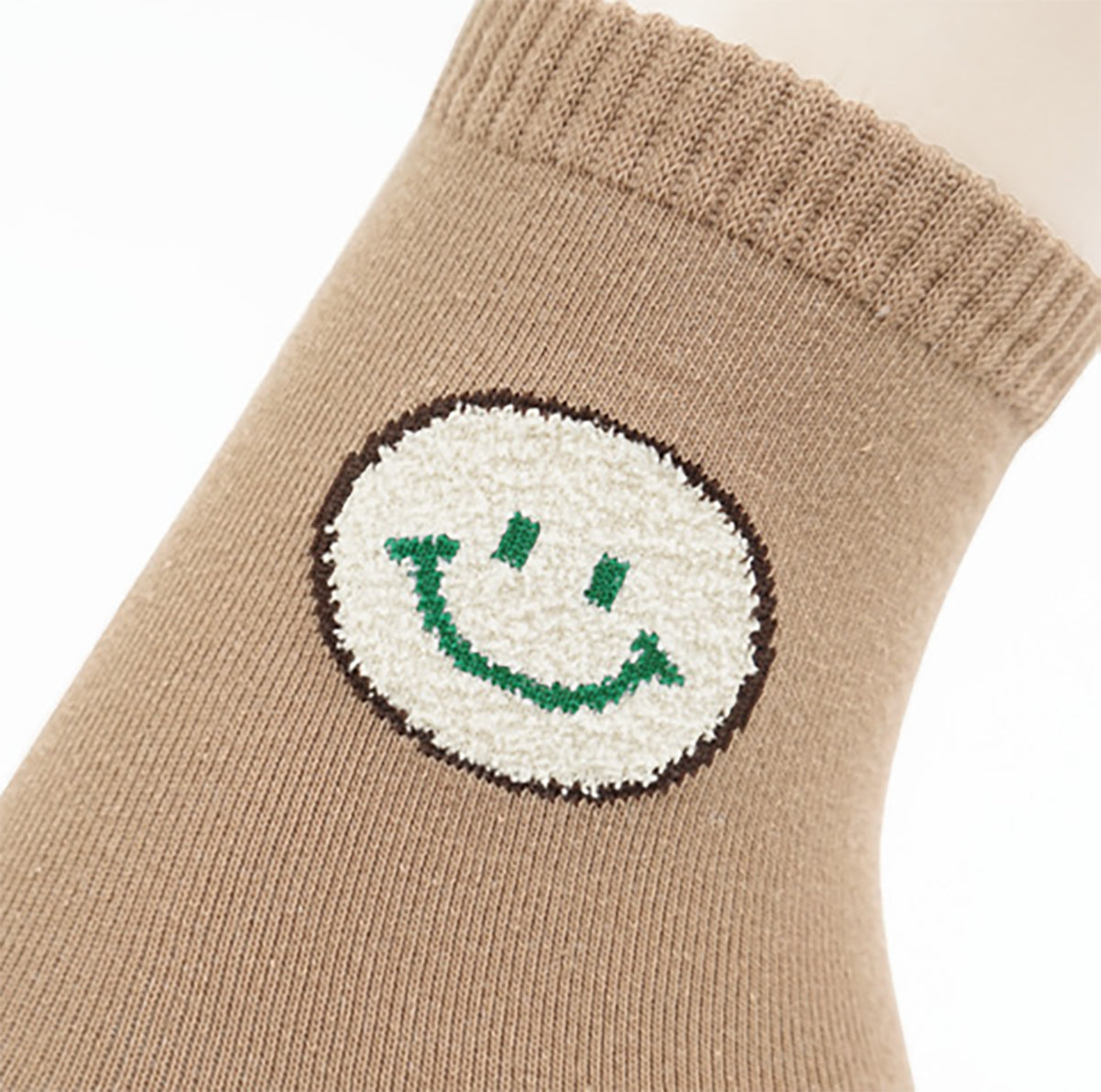 Women's Crew Pop-Up Smile Socks