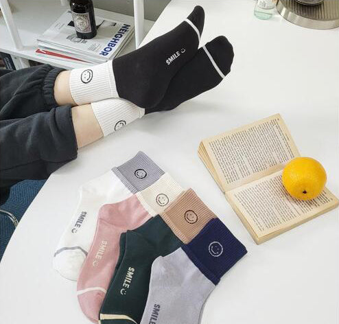 Women's Crew Daily Smile Socks