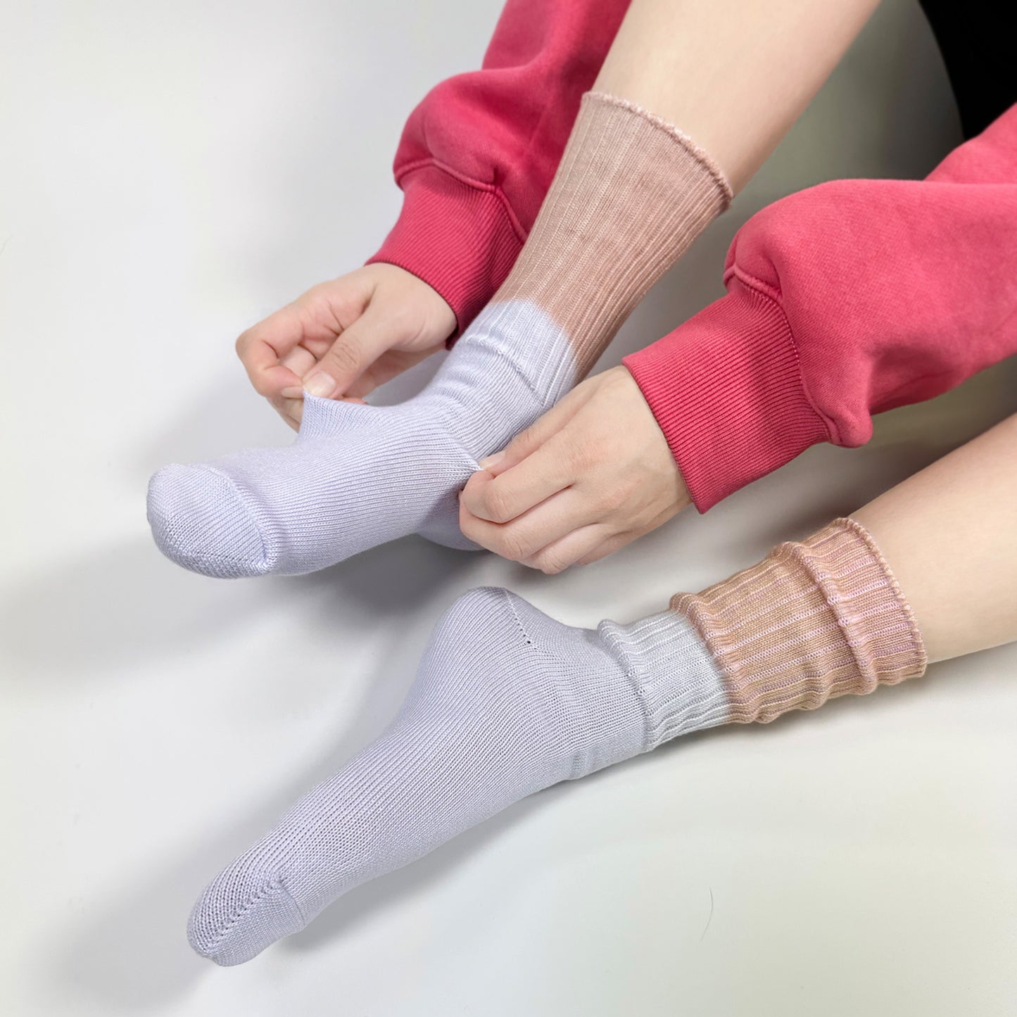 Women's Crew Tie-dye Sports Socks Style 2