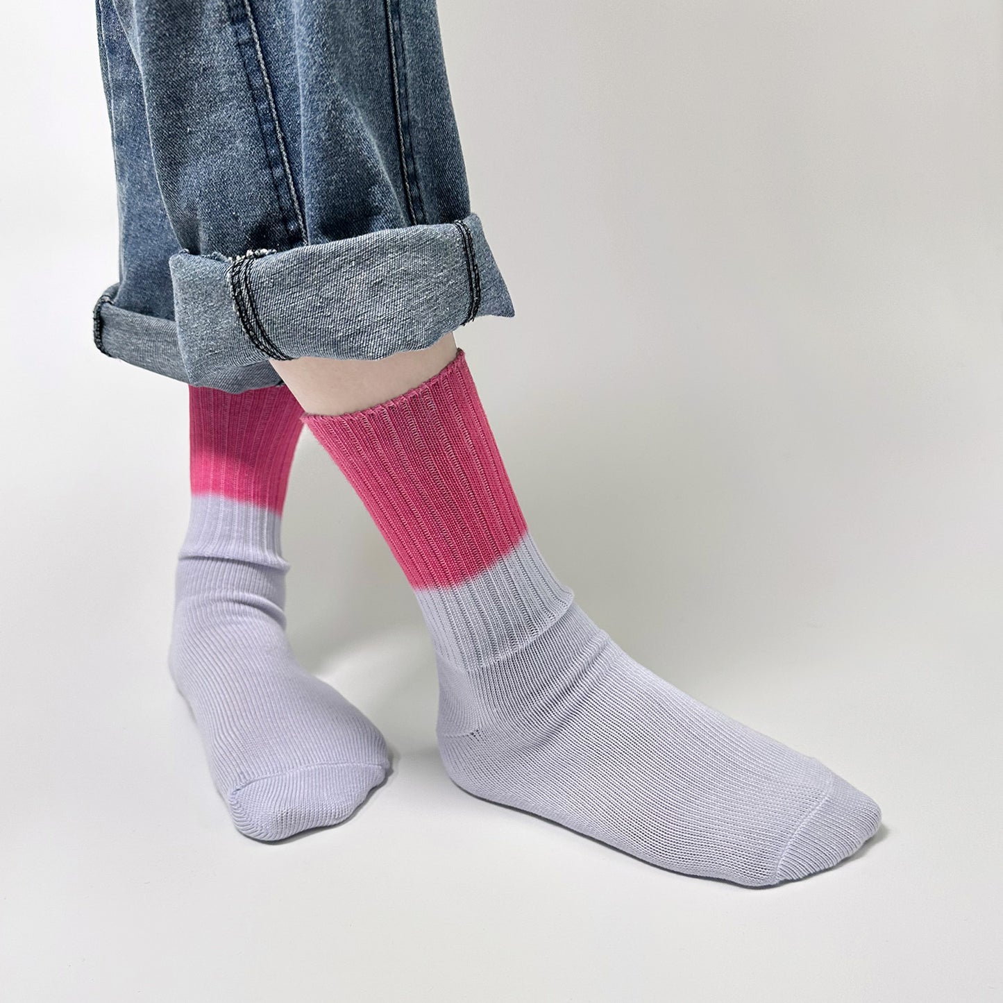 Women's Crew Tie-dye Sports Socks Style 2