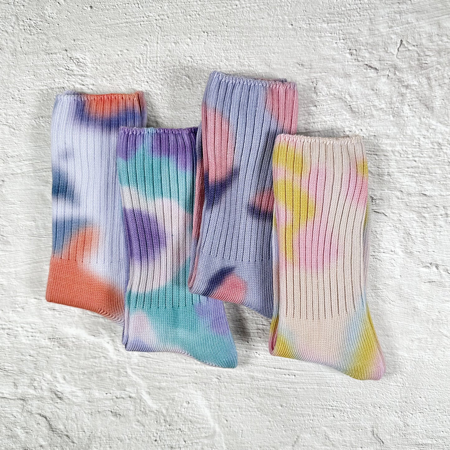 Women's Crew Tie-dye Sports Socks Style 5