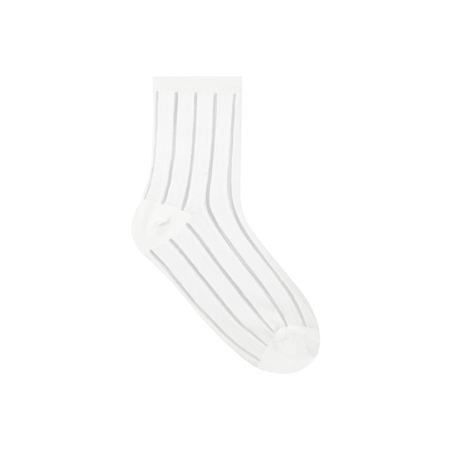 Women's Crew Semi Sheer Line Socks